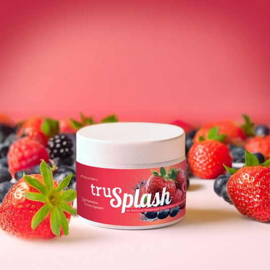 truSplash™ - Natural Berry - Hydration & Recovery Electrolyte Powder - 30 Servings
