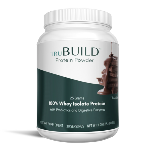 TruBUILD™ - Whey Isolate Protein Powder with probiotics & digestive enzymes - 30 servings