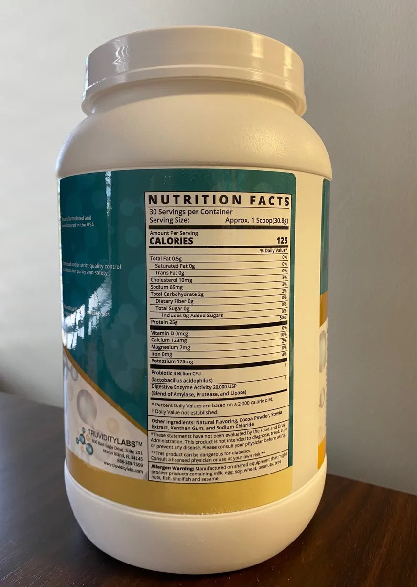 TruBUILD™ - Whey Isolate Protein Powder with probiotics & digestive enzymes - 30 servings