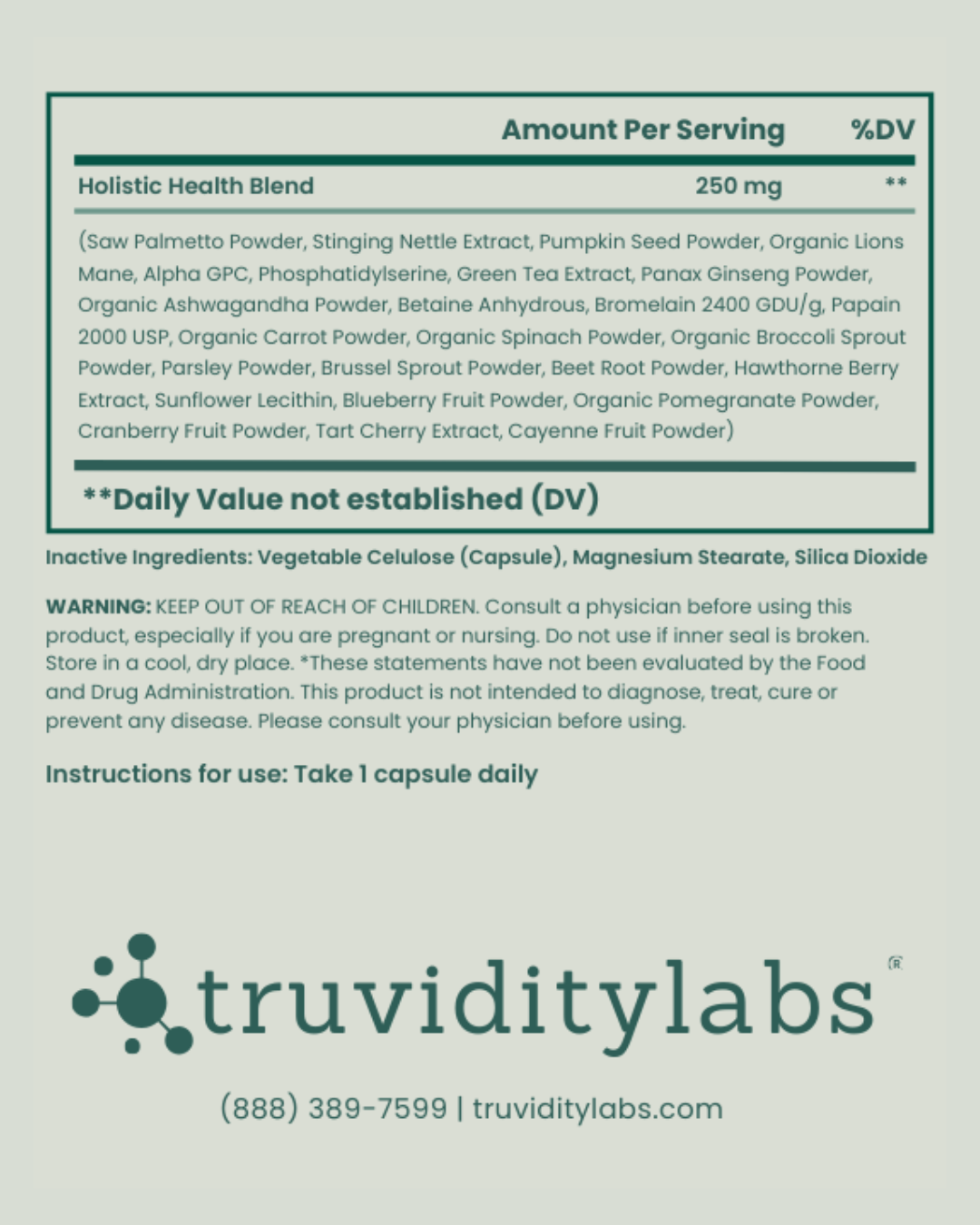 TruDAILY™ - Whole Food MultiVitamin  - 60 servings