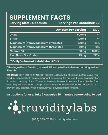 TruREST™ - Restful Sleep and Stress Support - 30 servings