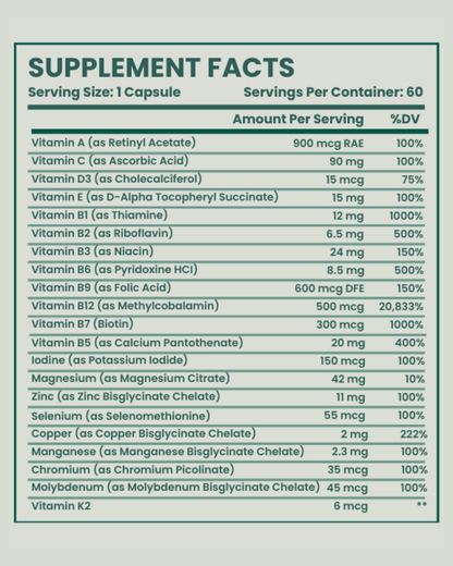 TruDAILY™ - Whole Food MultiVitamin  - 60 servings